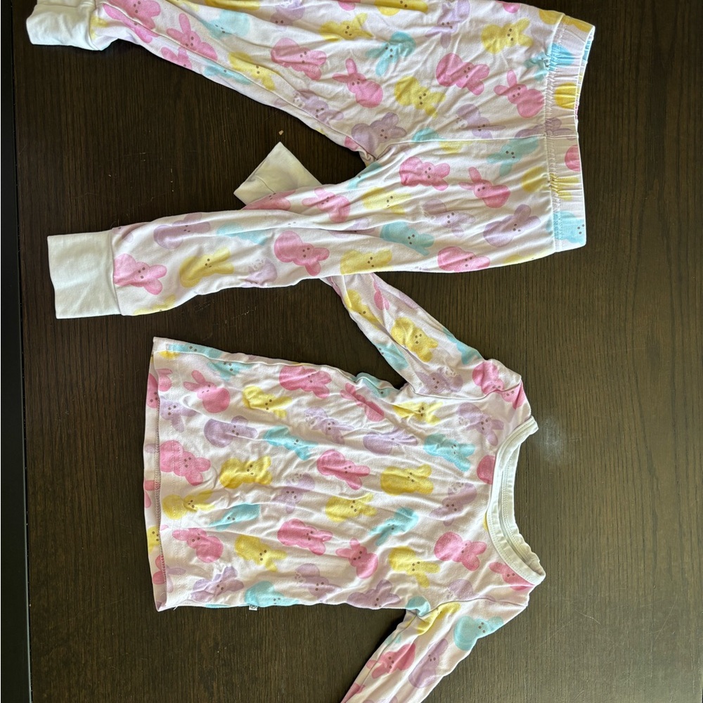 Colorful Bunny Pajama Set